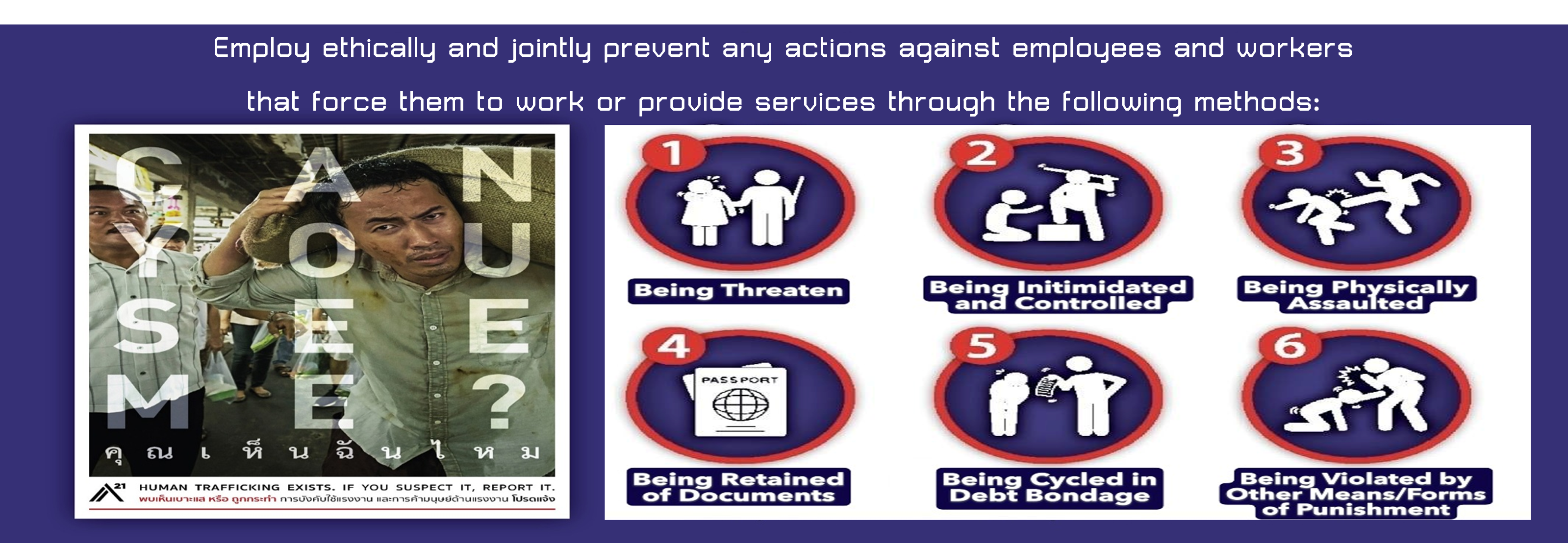 Ministry of Labour x A21 "คุณ เห็น ฉัน ไหม ?" CAN YOU SEE ME? 1506 #5 "Click to find more"